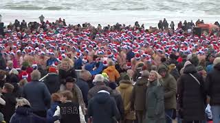 Nieuwjaarsduik Egmond aan Zee 2023  deel 1 [upl. by Aysa]