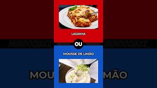 🍟🍫Você tem PALADAR INFANTIL❓🤔 O que você prefere shorts quiz enquete [upl. by Aidam]