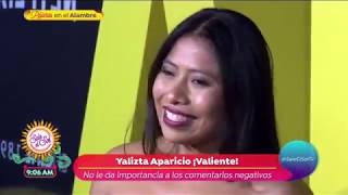 Yalitza Aparicio responde a las críticas memes y comparaciones  Sale el Sol [upl. by Nealy686]