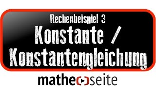 Konstante Geradengleichung waagerechte und senkrechte Gerade bestimmen Beispiel 3  A0205 [upl. by Cini]