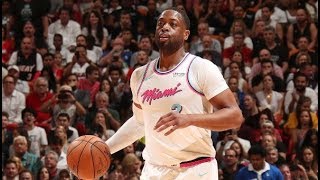 Dwyane Wade Receives a Standing Ovation in Return to Miami Gets His First Bucket  February 9 2018 [upl. by Lamhaj287]