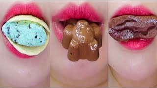 치피치파차파차파 초코초코먹방 Chocolate asmr eating asmr 입술 먹방 [upl. by Snowman]