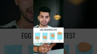 Egg freshness test  eggs freshness test shortvideo ytstudio shorts [upl. by Schott]