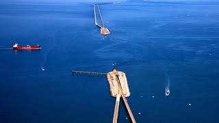 Hampton Roads Bridge Underwater Tunnel Norfolk Virginia Thanksgiving 2017 [upl. by Ilarrold]