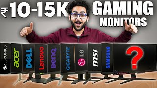 I Tested 10 Gaming Monitors Under Rs15000 [upl. by Kathryne]