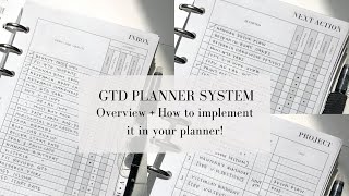 Getting Things Done Planner System  Overview  Why I started using GTD method in my planning [upl. by Lingwood920]