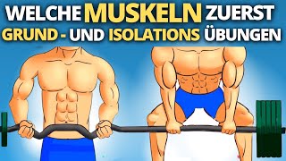 Welche Muskelgruppen zusammen trainieren und der ideale Fitnessprogramm für Muskelaufbau [upl. by Joly]