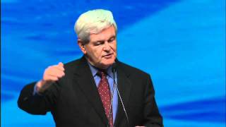 2011 NRA Annual Meetings  Newt Gingrich  Celebration of American Values Leadership Forum [upl. by Ennovy]