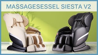 Massagesessel  Siesta V2 Produktvorstellung [upl. by Etnud]