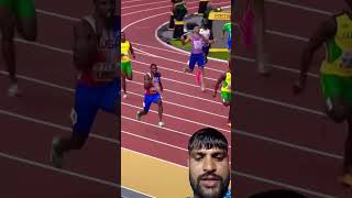 400x100mworld champion🏆🌹athletics trending viralvideo 1millionviews subscribe [upl. by Amarette]