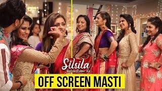 Silsila Badalte Rishton Ka  Off Screen Masti  Kunal  Nandini amp Mauli Having Fun On Set [upl. by Finn]