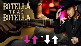 Botella Tras Botella  Christian Nodal Gera MX TUTORIAL Guitarra ACORDES  COMPLETO Christianvib [upl. by Aidole]