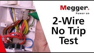 MFT1741 2Wire No Trip Test  Carry out the test from the light switch rather than the luminaire [upl. by Erbma]