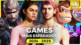 OS 36 GAMES MAIS ESPERADOS PARA 20242025 [upl. by Malchy716]