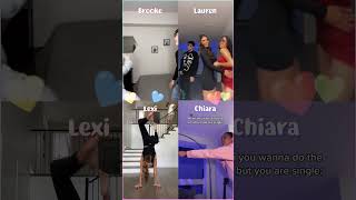 The World  Brooke x Lauren x Lexi Rivera x Chiara King dance tiktok shorts [upl. by Anauqahc]