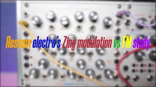 Rossum Electros Trident Zing modulation vs FM study [upl. by Adrial]