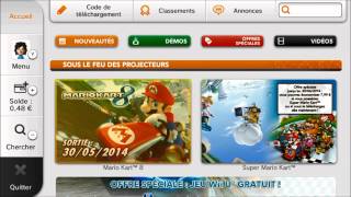 eShop Nouveau thème musical quotMario Kart 8quot eShop Wii U 29052014 [upl. by Nevarc742]