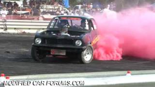 Black RDP Lj burnout at Ingham car show 2009 [upl. by Eryn]