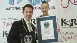 Sophia Lucia Sets NEW OFFICIAL Guinness World Record [upl. by Etrem]