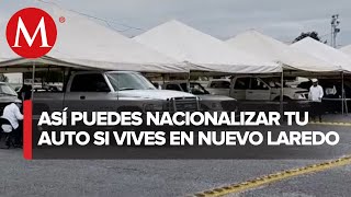 Habilitan 8 módulos más del Repuve en Nuevo Laredo Tamaulipas [upl. by Nonnarb]