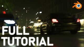 Blender 4 Realistic car animation tutorial  Ultimate Beginner guide [upl. by Odnamla912]