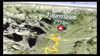 Le Parcours  LEtape du Tour 2014  Pau  Hautacam [upl. by Kcuhc]