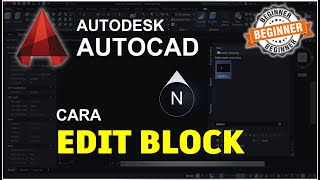 Cara Edit Block Di AutoCAD [upl. by Annol989]