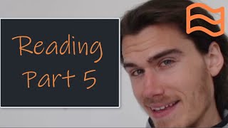 How to pass C1 Advanced CAE Reading part 5 [upl. by Tenn81]