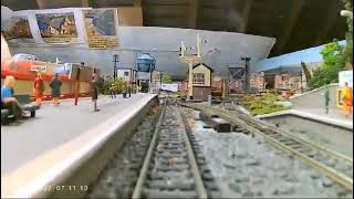 on board camera on my model railway [upl. by Ayiram]