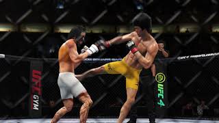 UFC 4  Bruce Lee vs Drisana Sharma CURVY MODEL  EA Sports UFC 4 [upl. by Rachel104]