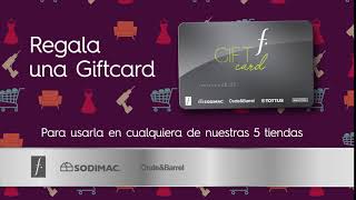 Regala una giftcard para usar en cualquiera de nuestras tiendas [upl. by Bidle]