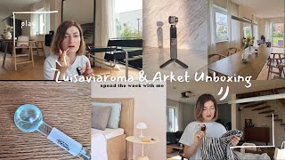 Luisaviaroma amp Arket Unboxing  Work Update  Drugstore Haul  Spend a week with me [upl. by Melburn]