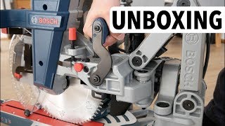 Bosch GCM 12 GDL Meine erste Kapp und Gehrungssäge UNBOXING [upl. by Ahsei]