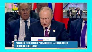 🎥 Estudio TN8 nuestro tema central Participación de Nicaragua en la 16ª Cumbre de los BRICS [upl. by Elleinet]