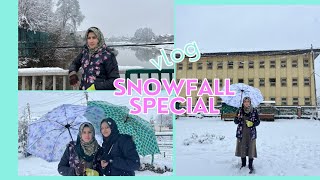 Fresh Snowfall at Srinagar Gmc Srinagar  medico sunday vlogishratrashid drsiblings [upl. by Sehguh]