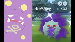 《Pokemon GO》瓦斯彈聚焦時刻 補獲寶可夢XP加倍 Koffing Spotlight Hour [upl. by Yelloh]