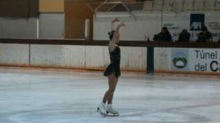 Claire Morel  Patinaje Artistico Puigcerda 1314 Feb 2011 FS [upl. by Cornew]