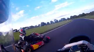 Rotax Max Senior onboard VS Rotax Max DD2 on Dahlemer Binz 2017  Mega Rübig [upl. by Alur]