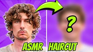 ASMR Barber Shop Haircut Transformation [upl. by Ymmac]