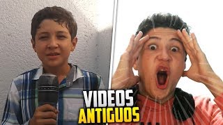 REACCIONANDO a MIS VIDEOS ANTIGUOS Primeros Videos [upl. by Rednasela]