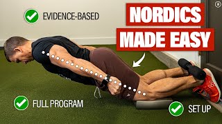 How to Set Up Perform amp Program Nordic Hamstring Curls Progressions  Regressions  Alternatives [upl. by Claudina589]