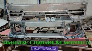 Daihatsu Charade 1984 Modified  Bumpers Design [upl. by Ajnotal547]