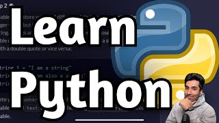 Python Coding for Beginners  Variables Strings Lists Indexes Functions [upl. by Riocard721]