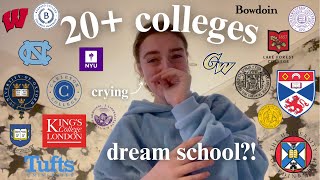 college decision reaction 2024 international unis ivies oxford dream school acceptance [upl. by Hcahsem]