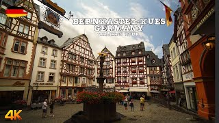 BernkastelKues Germany 4K 🍇 The most picturesque cities on the Moselle River  Walking Tour [upl. by Aekin141]