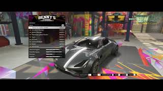 Dewbauchee Specter Custom tuning options at Bennys  GTA5  Grand Theft Auto 5  GTA V [upl. by Fina]