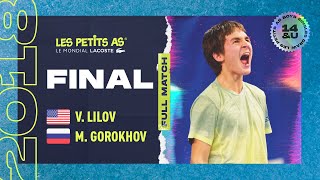 Les Petits As 2018  Boys Final  Victor Lilov vs Mikhail Gorokhov [upl. by Sihtam]