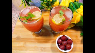 GRAPE JUICE  Red Grape Juice Healthy Recipe  How to Make Grape Juice By Home Kitchen Recipe [upl. by Suolkcin694]