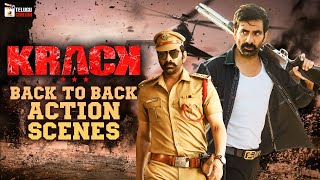 Krack Back To Back Action Scenes  Ravi Teja  Shruti Haasan  Samuthirakani  Mango Telugu Cinema [upl. by Sidra658]