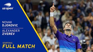 Novak Djokovic vs Alexander Zverev Full Match  2021 US Open Semifinal [upl. by Sawtelle]